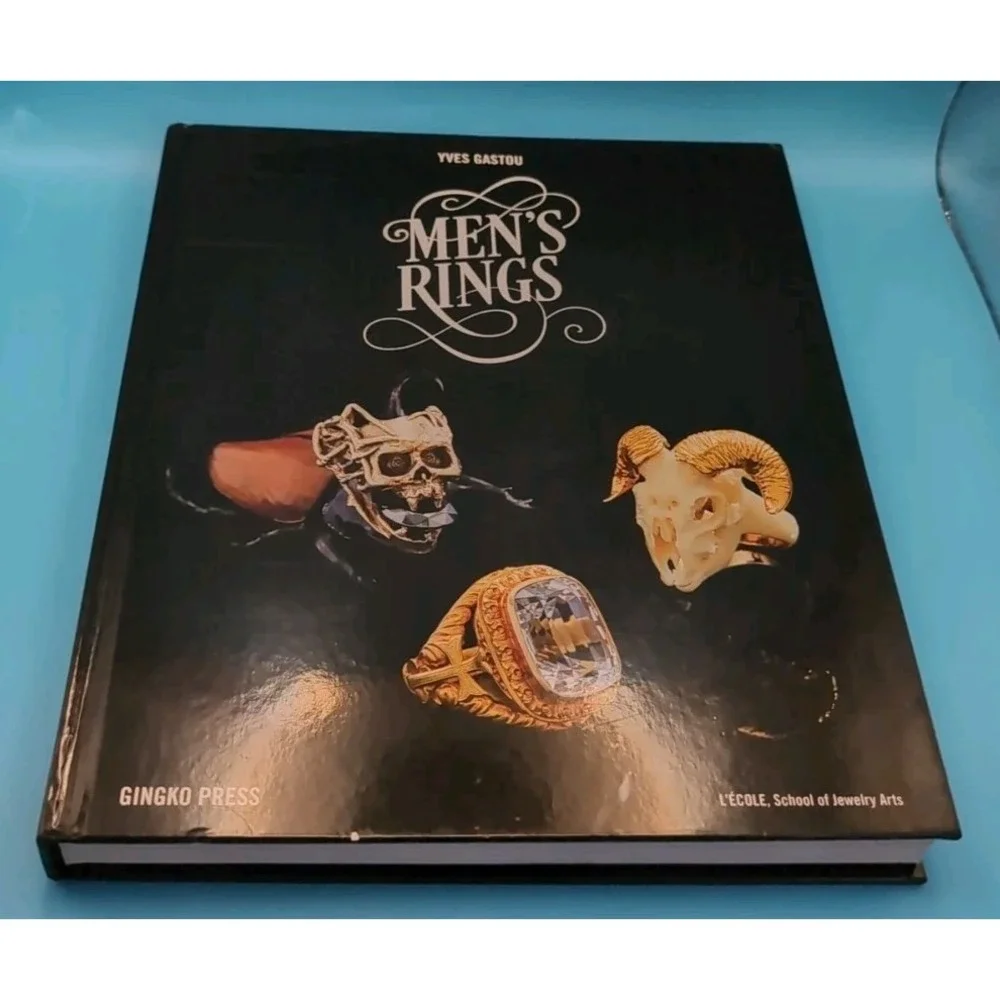 Men's Rings Yves Gastou Hardcover VG FREE‎ Shipping Large Book Vivid Pics